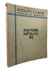 Cahn, A.E., Frankfurt a.M. Auktion 62 vom 15.04.1929
 Rheinische Sammlung von Münzen des Mittelalters und der Neuzeit. I. Teil. 2272 Nrn., 32 Tfn. Or...
