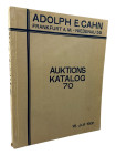 Cahn, A.E., Frankfurt a.M. Auktion 70 vom 15.07.1931
 Die Herzoglich Anhaltische Münzsammlung zu Dessau, Teil I. Münzen des Mittelalters [darunter de...