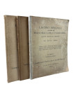 Canessa, A. / Nicola, L. de, Rom Konvolut von Festpreislisten
 Listino speciale November 1948, Dezember 1949 und Dezember 1950. Orig.-Broschur