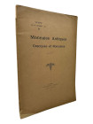 Feuardent, F., Paris Auktion vom 19.12.1921
 Monnaies Antiques. Grecques et Romaines. 186 Nrn., 6 Tfn. Orig.-Broschur, Umschlag etwas beschädigt