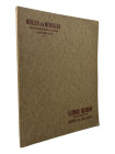 Grabow, L., Rostock Auktion 3 vom 03.10.1924
 Universalsammlung von Münzen und Medaillen, darunter zahlreiche Goldmünzen. 652 Nrn., 16 Tfn. Orig.-Bro...