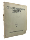 Helbing Nachf., O., München Auktion 77 vom 12.12.1934
 Universal. Mittelalter, Pfalz, neuere deutsche Prägungen (Schwalbach). 1855 Nrn., 12 Tfn. Schä...