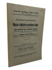 Hess Nachf., A., Frankfurt a.M. Auktion 169 vom 29.11.1920
 Versteigerungs-Katalog [169] von Münzen u. Medaillen verschiedener Länder, darunter gröss...
