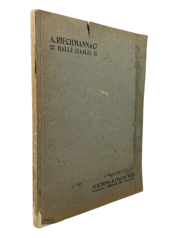 Riechmann, A., Halle an der Saale Auktion 31 vom 03.02.1925
 Slg. Arthur Löbbec...