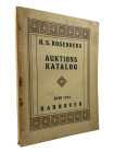 Rosenberg, H.S., Hannover Auktion 21 vom 27.06.1921
 Münzen und Medaillen verschiedener Länder, darunter große Reihen von Braunschweig, Dänemark, Ruß...