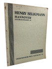 Seligmann, H., Hannover Auktion 6 vom 01.09.1930
 Münzen und Medaillen aller Zeiten und Länder. Große numismatische Bibliothek. (Konkursmasse der Fa....