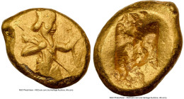 ACHAEMENID PERSIA. Darius I-Xerxes II (ca. 5th century BC). AV daric (16mm, 8.36 gm). NGC Choice XF 3/5 - 3/5. Lydo-Milesian standard. Sardes, ca. 485...