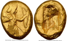 ACHAEMENID PERSIA. Darius I-Xerxes II (ca. 5th century BC). AV daric (16mm, 8.35 gm). NGC XF 2/5 - 3/5. Lydo-Milesian standard. Sardes, ca. 485-420 BC...