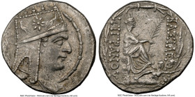 ARMENIAN KINGDOM. Tigranes II the Great (95-56 BC). AR tetradrachm (27mm, 15.80 gm, 12h). NGC Choice XF 5/5 - 3/5. Tigranocerta, ca. 80-68 BC. Diademe...