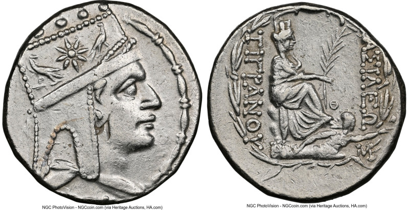 ARMENIAN KINGDOM. Tigranes II the Great (95-56 BC). AR tetradrachm (26mm, 15.72 ...