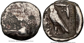 CYPRUS. Paphos. Stasandros (ca. 425-400 BC). AR sixth-stater (13mm, 1.27 gm, 6h). NGC VG 2/5 - 2/5, scratches. Bull standing left; winged solar disc a...
