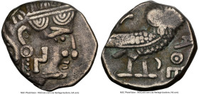 ARABIA FELIX. Sabaeans(?). Imitating Athens. Ca. 3rd-2nd centuries BC. AR unit (17mm, 5.39 gm, 6h). NGC Choice VF 3/5 - 4/5. Head of Athena right, wea...