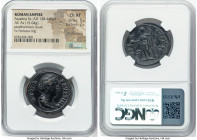 Diva Faustina Senior (AD 138-140/1). AE As (28mm, 15.04 gm, 5h). NGC Choice XF 5/5 - 2/5, light smoothing. Rome, AD 141-161. DIVA-FAVSTINA, draped bus...