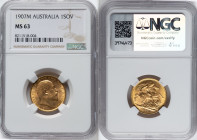 Edward VII gold Sovereign 1907-M MS63 NGC, Melbourne mint, KM15, S-3971. HID09801242017 © 2024 Heritage Auctions | All Rights Reserved www.HA.com/Texa...