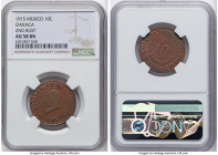 Oaxaca. Revolutionary 10 Centavos 1915 AU58 Brown NGC, Oaxaca mint, KM722. Second bust variety. HID09801242017 © 2024 Heritage Auctions | All Rights R...