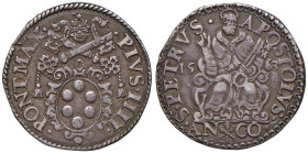 Pio IV (1559-1565) Ancona - Testone 1563 - Munt. 46 AG (g 9,48)

BB