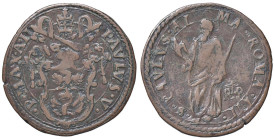 Paolo V (1605-1621) Quattrino A. II - Munt. 153 CU (g 3,37) R Con cartellino da vecchia raccolta

qBB