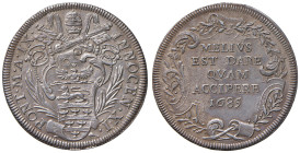 Innocenzo XI (1676-1689) Testone 1685 A. IX - Munt. 90 AG (g 8,91) Minimi segni da pulitura

SPL