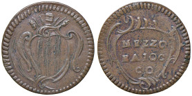 Benedetto XIV (1740-1758) Ravenna - Mezzo baiocco - MIR 2674 CU (g 4,80) R

BB