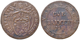 Pio VI (1775-1799) Perugia - 2 Baiocchi 1795 A. XXI - Munt. 394 CU (g 19,61) RR

BB