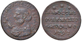 Pio VI (1775-1799) San Severino - Sampietrino 1797 - Munt. 406a CU (g 14,58)

BB