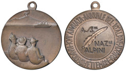 ALPINI Medaglia 1936 XVII Adunata Annuale del 10¬∞ Anniversario Alpini, Napoli 1936 XIV anno dell'Era Fascista - Edizione stabilimenti Stefano Jhonson...