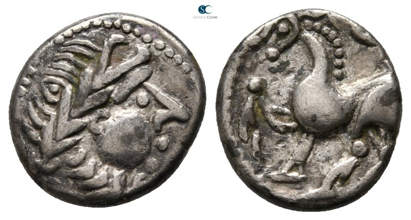 Eastern Europe. Imitation of Philip II of Macedon circa 300-200 BC. 
Drachm AR...