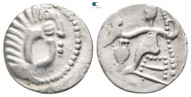 Eastern Europe. Imitations of Alexander III of Macedon  circa 300-100 BC. Drachm AR