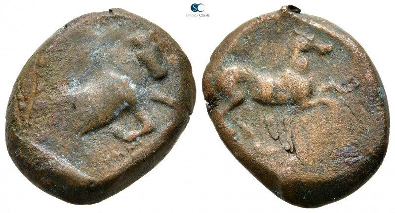 Apulia. Arpi circa 275-250 BC. 
Bronze Æ

21mm., 7,82g.



nearly very fi...