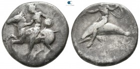 Apulia. Tarentum circa 272-240 BC. Nomos AR