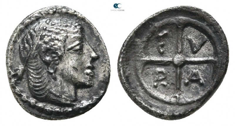 Sicily. Syracuse. Deinomenid Tyranny 485-466 BC. 
Litra AR

10mm., 0,55g.

...
