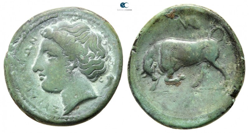 Sicily. Syracuse. Hieron II 275-215 BC. 
Bronze Æ

17mm., 2,95g.



very ...