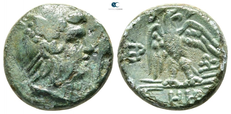 Kings of Macedon. Pella or Amphipolis. Perseus 179-168 BC. 
Bronze Æ

17mm., ...