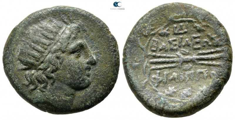 Kings of Macedon. Philip V 221-179 BC. 
Bronze Æ

26mm., 12,62g.



very ...