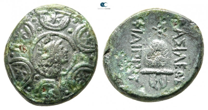 Kings of Macedon. Uncertain mint in Macedon. Philip V. 221-179 BC. 
Bronze Æ
...