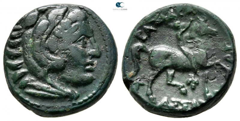 Kings of Macedon. Pella or Amphipolis. Kassander 306-297 BC. 
Bronze Æ

18mm....