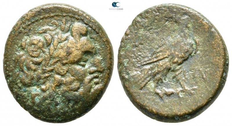 Macedon. Paroreia circa 187-168 BC. 
Bronze Æ

20mm., 8,34g.



nearly ve...