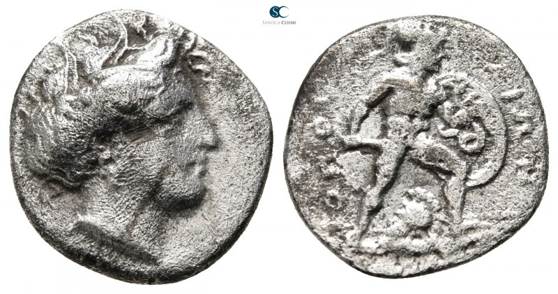 Lokris. Locri Opuntii (Epicnemidii) 360-350 BC. 
Triobol-Hemidrachm AR

15mm....