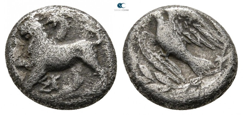 Sikyonia. Sikyon 330-280 BC. 
Triobol AR

11mm., 1,69g.



nearly very fi...