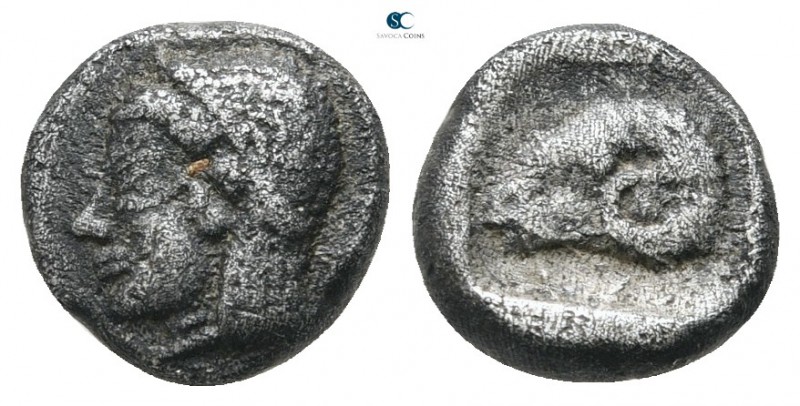 Troas. Kebren circa 450 BC. 
Diobol AR

9mm., 1,23g.



nearly very fine