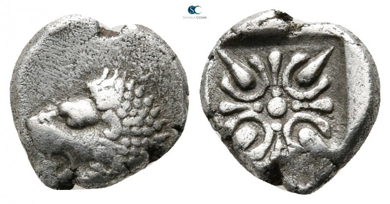 Ionia. Miletos 550-450 BC. 
Diobol AR

9mm., 1,07g.



very fine