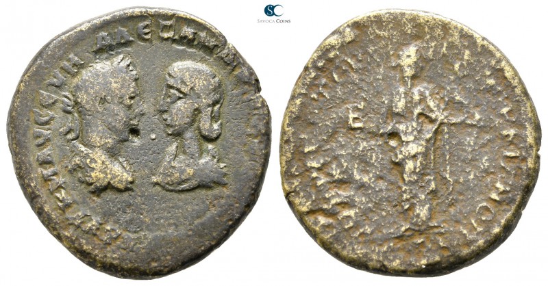 Moesia Inferior. Marcianopolis. Severus Alexander, with Julia Mamaea AD 222-235....