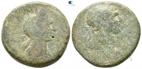 Cilicia. Anazarbos. Trajan and Plotina AD 98-117. Bronze Æ
