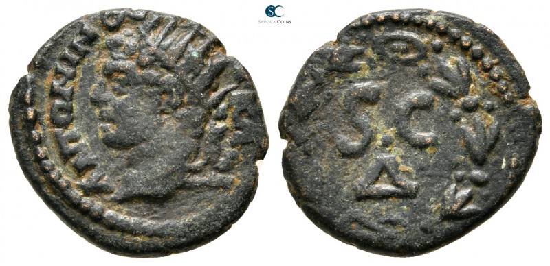 Seleucis and Pieria. Antioch. Caracalla AD 198-217. 
Bronze Æ

16mm., 2,44g....