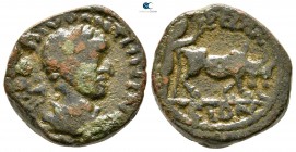 Decapolis. Petra. Elagabalus AD 218-222. Bronze Æ