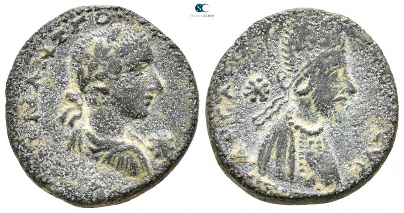 Mesopotamia. Edessa. Gordian III, with Abgar X Phraates AD 238-244. 
Bronze Æ
...
