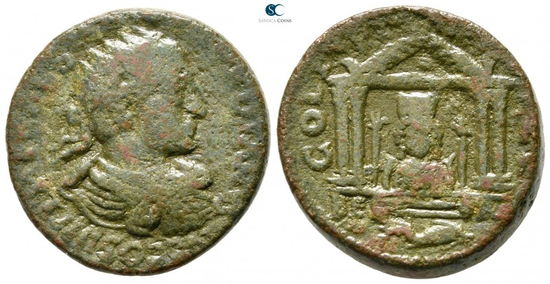 Phoenicia. Berytus. Elagabalus AD 218-222. 
Bronze Æ

27mm., 15,62g.



n...