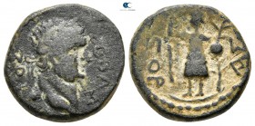Judaea. Ascalon. Vespasian AD 69-79. Dated CY 176=AD 72/3. Bronze Æ