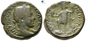 Samaria. Caesarea Maritima. Trebonianus Gallus AD 251-253. Bronze Æ