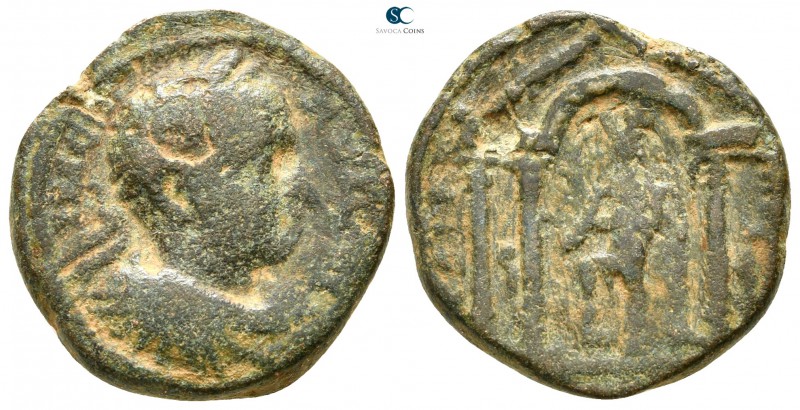 Samaria. Uncertain mint or Antipatris. Elagabalus AD 218-222. 
Bronze Æ

22mm...